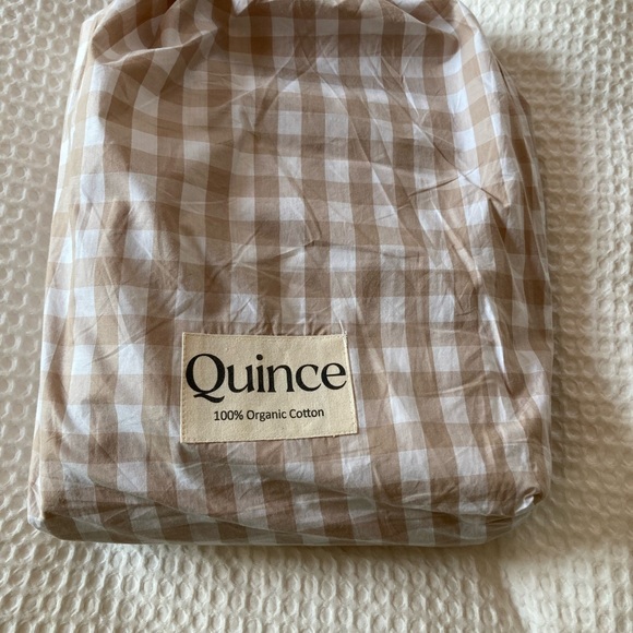 NWOT Quince Gingham Duvet Cover for Queen/Full - Picture 3 of 3